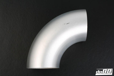 Aluminum pipe 90 degree 100x3 mm, long radius-A3B90G100-L-NordicSpeed