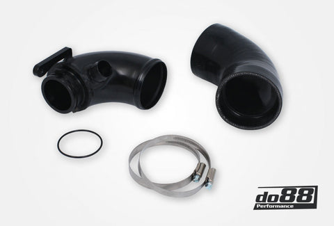 VAG 1.8/2.0 TSI (MQB) Turbo inletpipe, Black hose, Hybrid Turbo, do88 Airbox