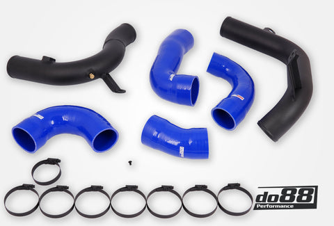 VAG 2.0 TSI EA888 Gen4 (245hp) do88 IC Pressure pipes, Blue hoses