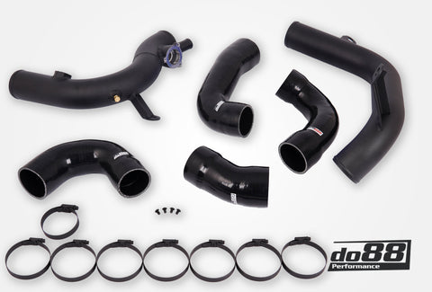 VAG 2.0 TSI EA888 Gen4 (300hp+) OEM IC Pressure pipes, Black hoses
