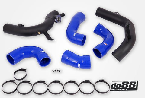 VAG 2.0 TSI EA888 Gen4 (300hp+) OEM IC Pressure pipes, Blue hoses