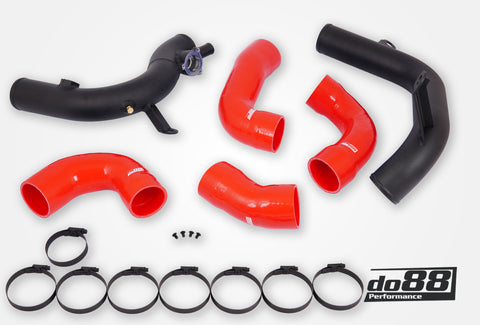 VAG 2.0 TSI EA888 Gen4 (300hp+) OEM IC Pressure pipes, Red hoses
