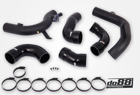 VAG 2.0 TSI EA888 Gen4 (300hp+) do88 IC Pressure pipes, Black hoses