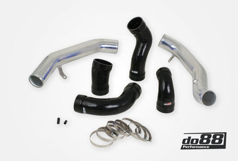 Volvo S60 V60 XC60 V70 XC70 S80 3.0L T6 Pressure pipes with Black hoses