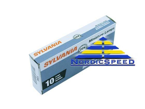 12V/5W Clear T10 Light Bulb OEM Sylvania 10-Pack-93190471-10-NordicSpeed