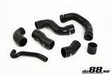 Audi S3/TT & Seat Cupra R 1.8T Intercooler hoses Black-NordicSpeed