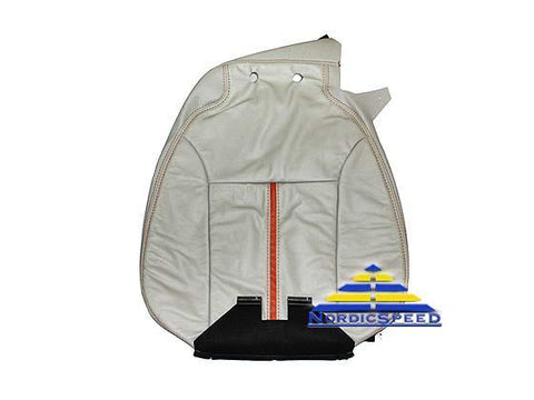 Leather Seat Cover O65 CV Beige/Orange Front LH Driver Side Backrest OEM SAAB-12829601-NordicSpeed