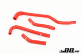 SAAB 9000 1992-98 Heater hoses Red-NordicSpeed