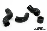 Volvo 700/900 Turbo (w.o AC) Pressure hoses Black-NordicSpeed