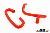Volvo 740/940 Turbo 92-98 Idle valve hoses Red-NordicSpeed