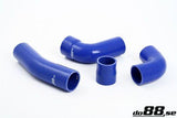 Volvo S70/V70 Turbo 99-00 Pressure hoses Blue-NordicSpeed
