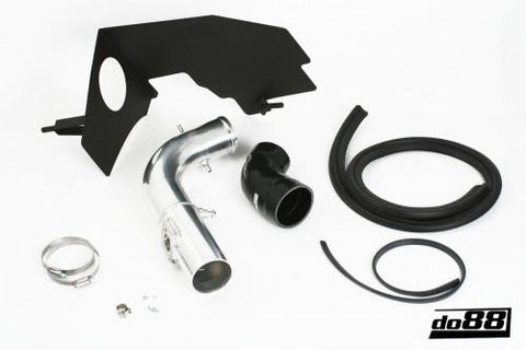 SAAB 9-3 2.0T 2003- Turbo intake system without filter, black hose-IR-110S-NordicSpeed
