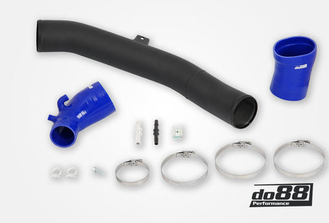 SAAB 9-5 2.8t V6 2010-2011 Inlet pipe with Blue hoses