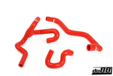 SAAB 9-5 99-09 Heater hoses for cars with water valve Red-NordicSpeed