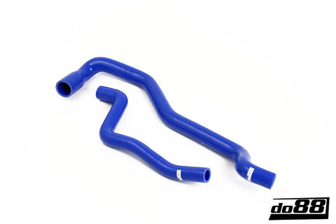 SAAB 9-5 99-09 Heater hoses for cars without water valve Blue-do88-kit122B-NordicSpeed