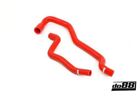 SAAB 9-5 99-09 Heater hoses for cars without water valve Red-NordicSpeed