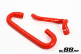 Volvo 700/940 Turbo 88-98 Idle valve hoses Red-NordicSpeed