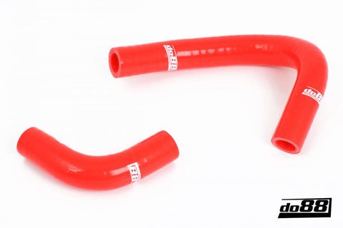 Volvo 740/940 Turbo 92-98 Coolant hoses oil cooler Red
