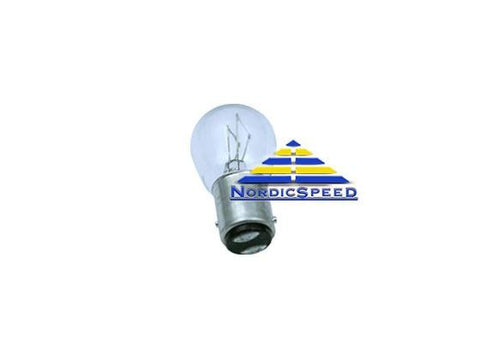 12V/21W 1157 BAY15d Dual Filament Light Bulb OEM Sylvania-93190467-NordicSpeed