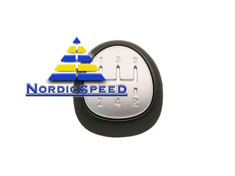 5-Speed Manual Leather Shift Knob Emblem OEM SAAB-55566206-NordicSpeed
