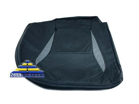9-5 Leather Seat Cover K46 Black/Grey 5D Rear Bottom RH Passenger Side OEM SAAB-12772706-NordicSpeed