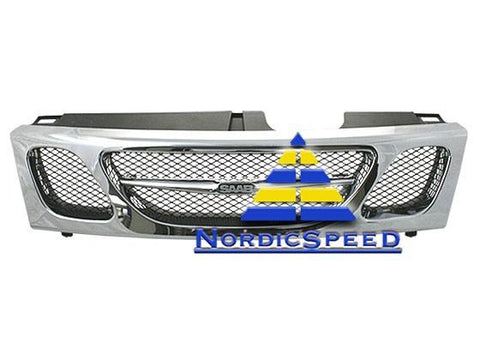 Chrome Grille with Black Mesh-4677894A-NordicSpeed