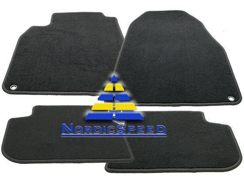 Floor Mat Set Black OEM SAAB-12767603-NordicSpeed