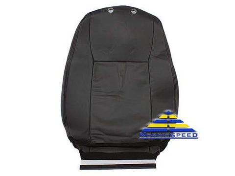Leather Seat Cover B02 Black Front LH Driver Side Backrest OEM SAAB-12773186-NordicSpeed