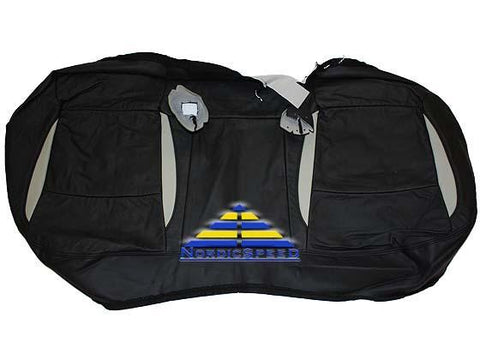 Leather Seat Cover B09 Black/Beige Rear Bottom OEM SAAB-12770874-NordicSpeed