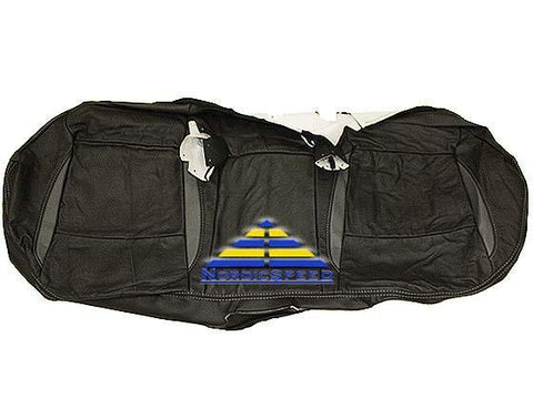 Leather Seat Cover B46 Black/Grey Rear Bottom OEM SAAB-12772777-NordicSpeed