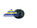 Leather Shift Knob Emblem Manual Transmission OEM SAAB-5333356-NordicSpeed