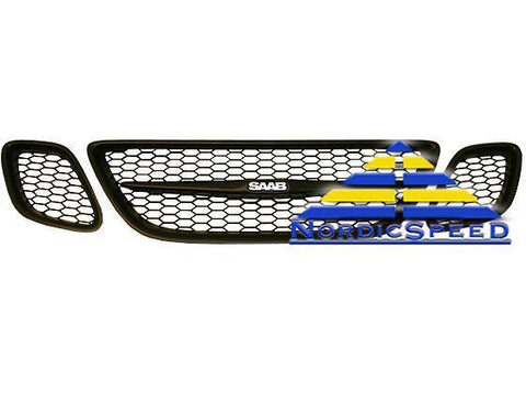 Maptun Performance 3-Piece Matte Black/Black Mesh Grille 03-07-05-797990S-NordicSpeed