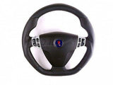 Maptun Performance "Hirsch Style" Leather Steering Wheel 9-3 (06-11)-01-50305FBWS-NordicSpeed