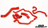 Opel Calibra Vectra A Turbo C20LET Coolant hoses Red-NordicSpeed