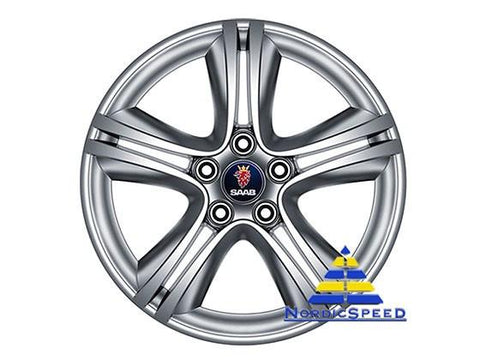 SAAB 5-Spoke Twin ALU79 Wheel 17 X 7" (ET41) 5x110-12780082-NordicSpeed