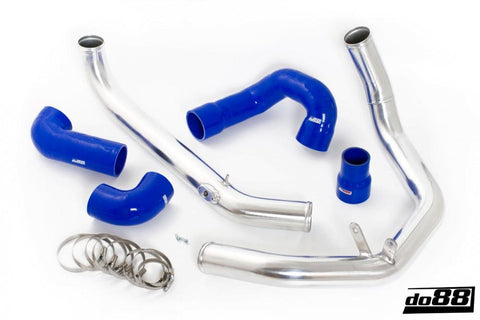SAAB 9-3 2.0T 2003- do88 IC Pressure pipes with Blue hoses-TR-120B-do88-NordicSpeed
