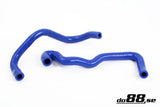 SAAB 9-5 98-03 & 9-3 T7 99-03 Crankcase vent hoses Blue-NordicSpeed