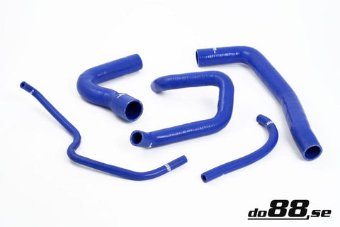 SAAB 9000 Turbo 86-90 Coolant hoses Blue-NordicSpeed