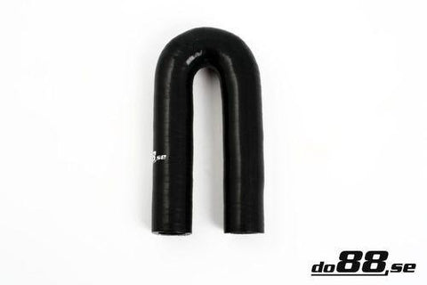 Silicone Hose Black 180 degree 1,18'' (30mm)-SB180G30-NordicSpeed
