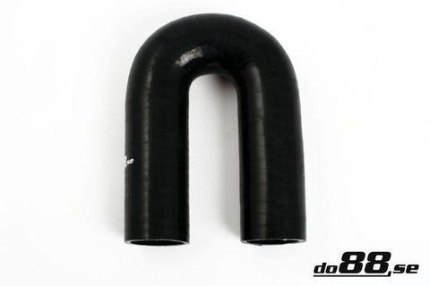 Silicone Hose Black 180 degree 1,625'' (41mm)-SB180G41-NordicSpeed