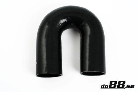Silicone Hose Black 180 degree 4'' (102mm)-SB180G102-NordicSpeed
