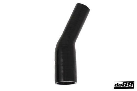 Silicone Hose Black 25 degree 1 - 1,5'' (25-38mm)-SBR25G25-38-NordicSpeed