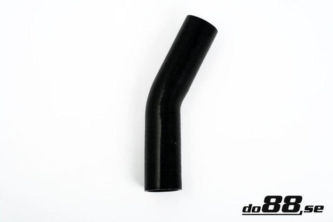Silicone Hose Black 25 degree 1,125'' (28mm)-SB25G28-NordicSpeed