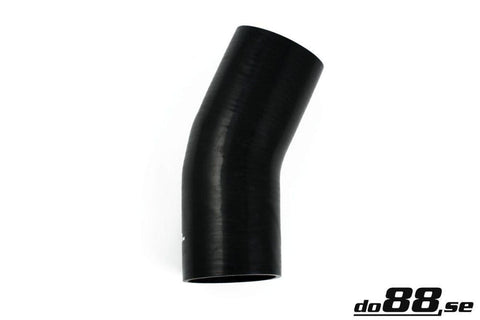 Silicone Hose Black 25 degree 4,5'' (114,5mm)-SB25G114-NordicSpeed