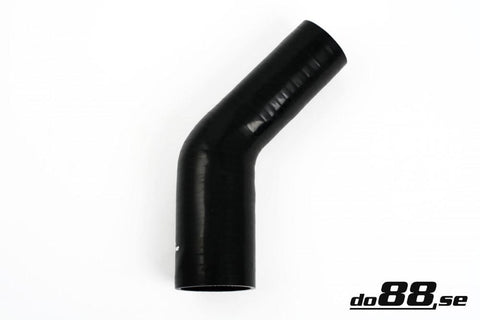Silicone Hose Black 45 degree 1,75 - 2,5'' (45-63mm)-SBR45G45-63-NordicSpeed