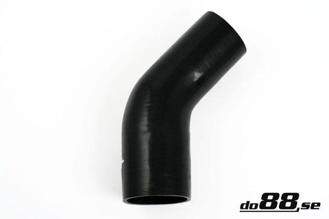 Silicone Hose Black 45 degree 3,125 - 3,25'' (80-83mm)-SBR45G80-83-NordicSpeed