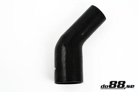 Silicone Hose Black 45 degree 3,125 - 4'' (80-102mm)-SBR45G80-102-NordicSpeed