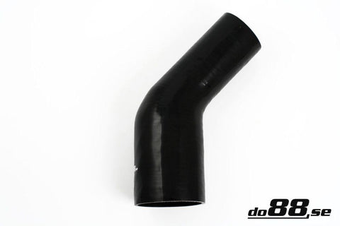 Silicone Hose Black 45 degree 3,25 - 4'' (83-102mm)-SBR45G83-102-NordicSpeed