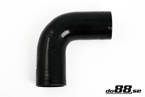 Silicone Hose Black 90 degree 3'' (76mm)-SB90G76-NordicSpeed