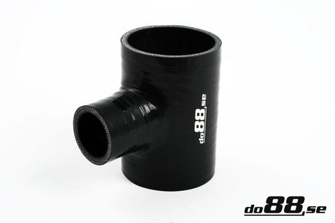 Silicone Hose Black T 2,5'' + 1,25'' (63+32mm)-ST63-32-NordicSpeed